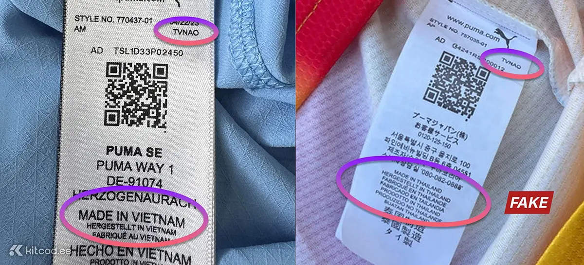 Production regions for Puma