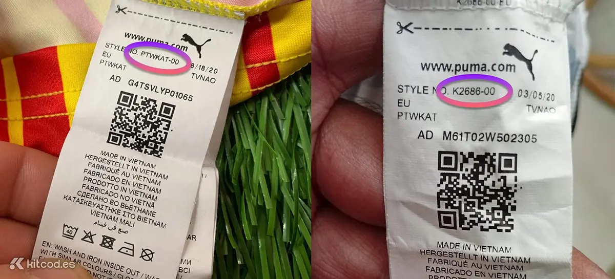 Possible template codes